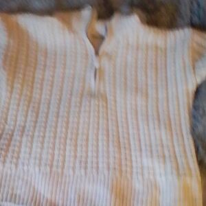 Pink Republic Cream V-Neck Sweater